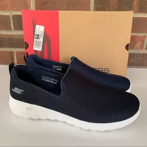 Skechers Women’s Go Walk Joy Navy Slip On Fashion Sneakers US 13 N Narrow Width